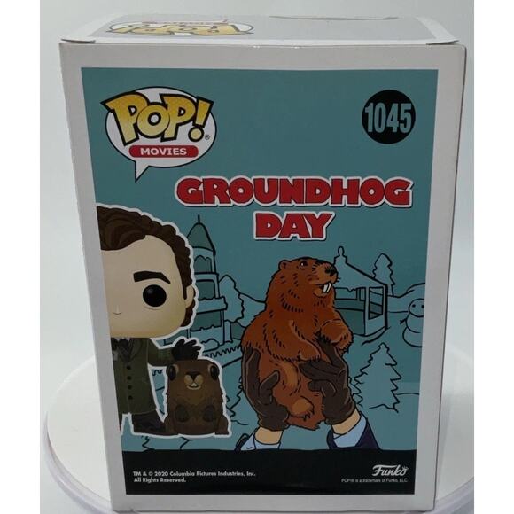Funko Pop! Vinyl Figure Phil Connors with Punxsutawney Phil #1045 New - Picture 3 of 7